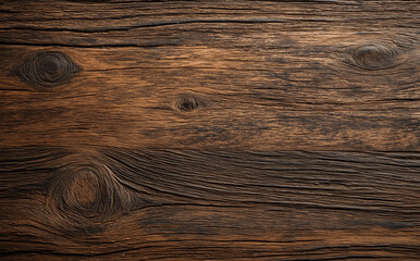 Naklejka premium Rustic Brown Wooden Texture with Natural Grain