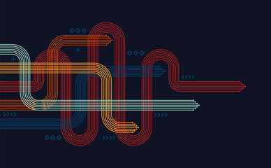 Abstract arrow direction. Technology background. High speed. Hi-tech