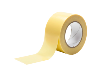 Roll of clear packing tape isolated on transparent background
