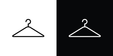 Hanger icon graphic, editable stroke. Suitable for website design, logo, app, template, and ui ux.