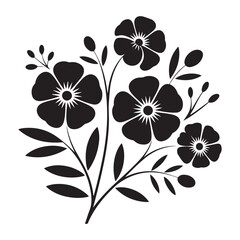 Abstract floral pattern with colorful blossoms and leaves, perfect for spring or summer vector illustration