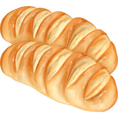 Illustration of French Bread