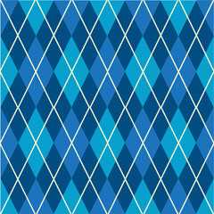 blue seamless tartan pattern