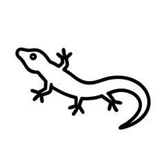 Naklejka premium Lizard illustration isolated on white background