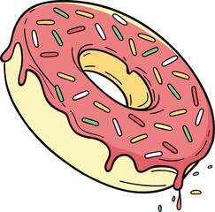 Donut Vector Illustration