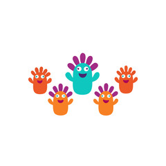  different anemone puppet set   interactive finge