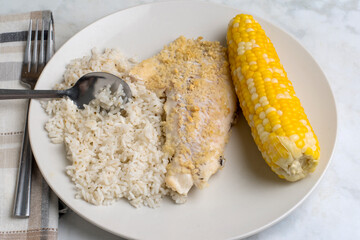  baked haddock with rice