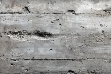 Texture of weathered concrete wall showing cracks and imperfections in urban setting under natural light