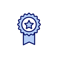 Badge icon vector. Awards icon vector. Achieve sign and symbols. Stamp