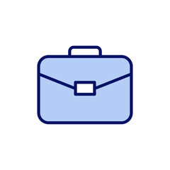 Briefcase icon vector. suitcase sign and symbol. luggage symbol.
