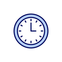 Clock icon vector. Time sign and symbol. watch icon