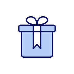 Gift icon vector. gift sign and symbol. birthday gift