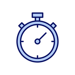 Stopwatch icon vector. Timer sign and symbol. Countdown icon. Period of time