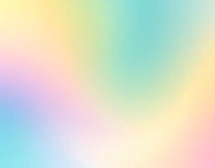 ふんわり虹色グラデーション