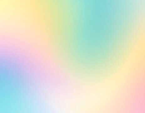 ふんわり虹色グラデーション