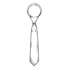 tie vector line art drawing illustration