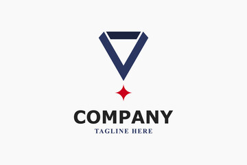 modern star and medal logo