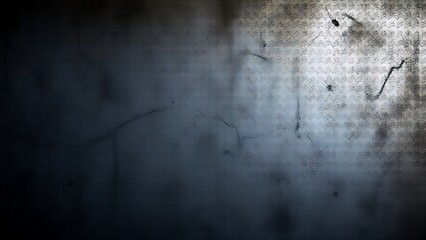 Close-up of an abstract metal surface with intricate patterns, highlighted by directional lighting against a dark industrial background.