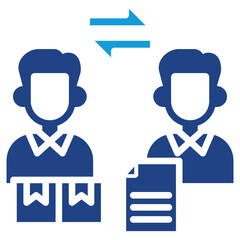 Consignment glyph color icon