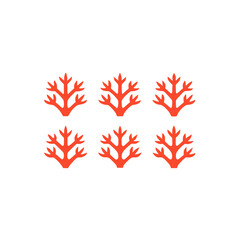  different coral display rack set   