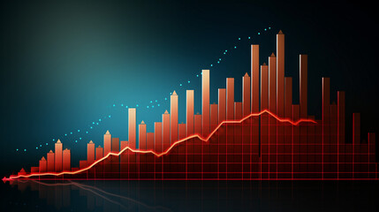 The Increase In Earnings Of The Month, Copy Space