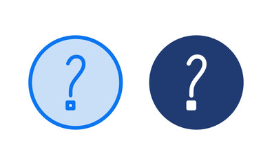 Question icon vector illustration. question mark sign and symbol