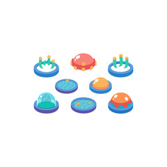  different water ball arena set   