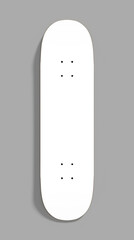 Skateboard deck mockup template - Front View