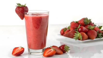 Strawberry Juice in a glass