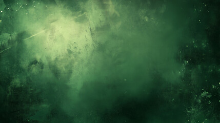 Obraz premium Closeup of abstract rough green and white art painting texture