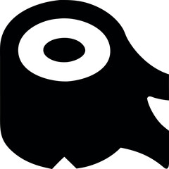 vector illustration of a black and white icon