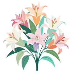  Bouquet of Colorful Flowers