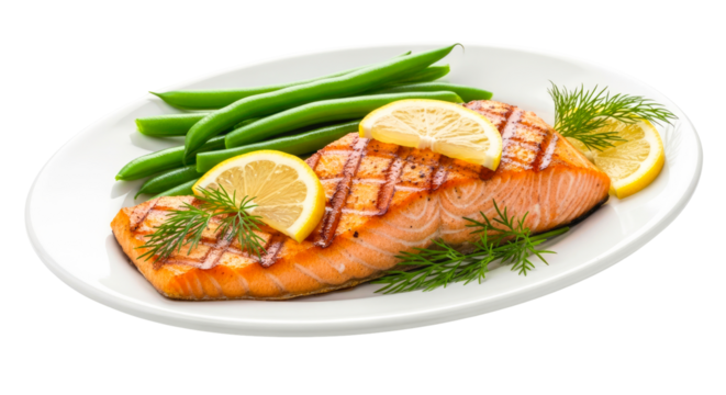 grilled salmon with green beans healthy delicious dinner solution