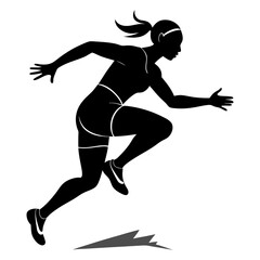 silhouette of a man jumping