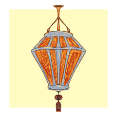 Textured cozy autumn vector illustration in hand drawn sketch style, seasonal. Vector element