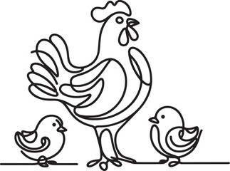 chicken and chicks