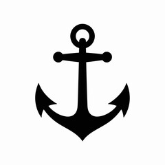 anchor on white background
