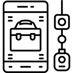 Fototapeta premium Smartphone Icon Vector Element