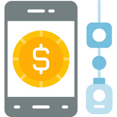 Smart Earning Icon Vector Element