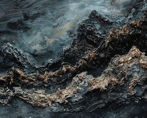 Ricca gamma di colori scuri e drammatici: texture dettagliata