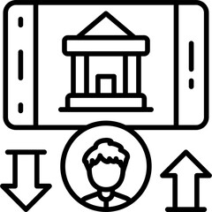 Obraz premium Candidate Icon Vector Element