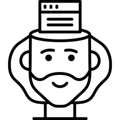 Thinking Icon Vector Element