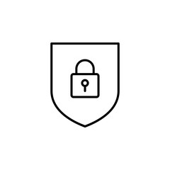 Security Lock Icon for Digital Protection