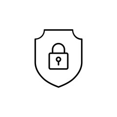 Security Lock Icon for Digital Protection