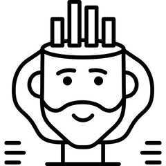 Thinking Icon Vector Element