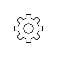 Settings Cog Icon for Mobile Interface