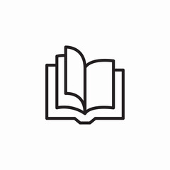 turn page icon sign vector