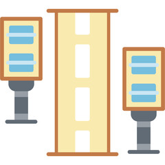 Billboard Icon Vector Element