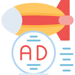 Zeppelin Icon Vector Element © Amir