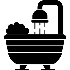 Shower Icon Vector Element